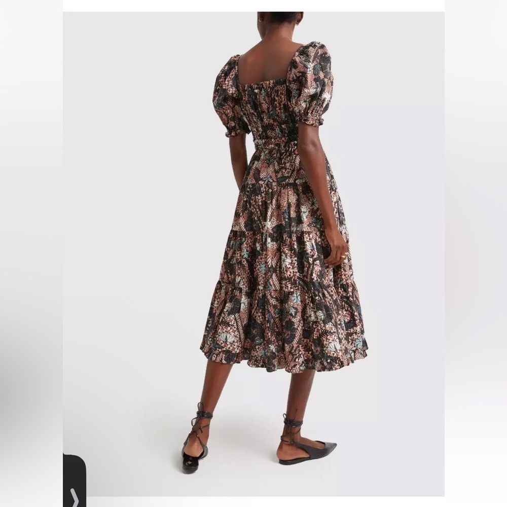 NWOT ULLA JOHNSON Midi Iliana Dress Sz 0 - Picture 3 of 11